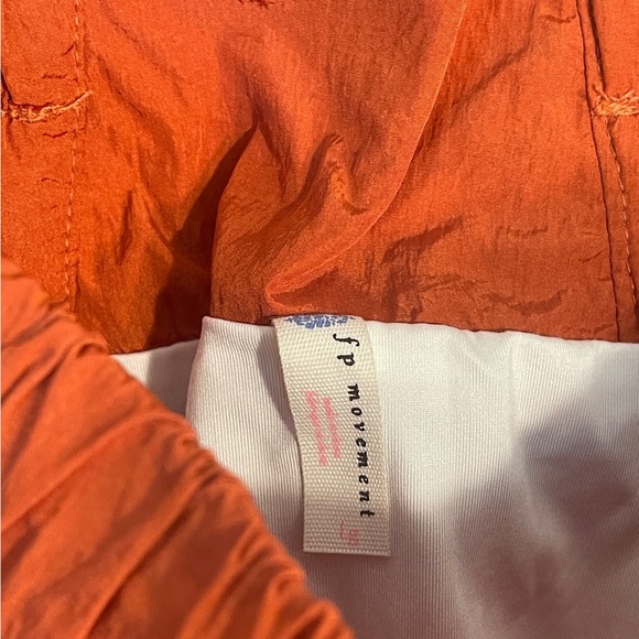 SOLD Orange Free People Movement “Way Home” Shorts (Size L) - Picture 3 of 5